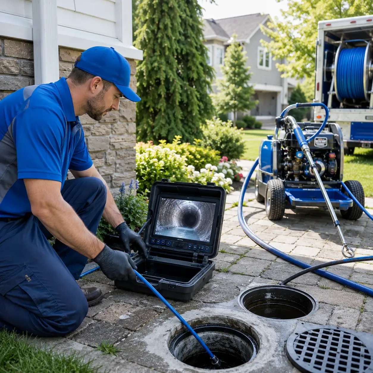 Outdoor drain cleaning professionals serving Geneseo, NY